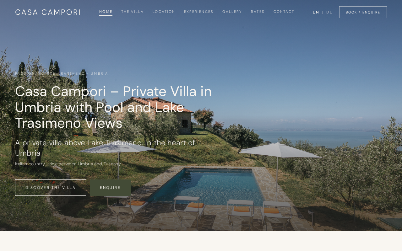Vorschau der Website Casa Campori
