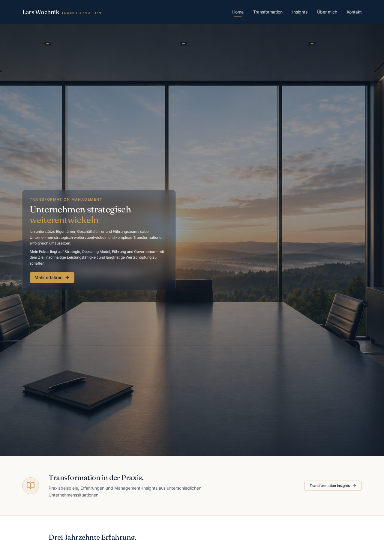 Vorschau der Website Lars Wochnik